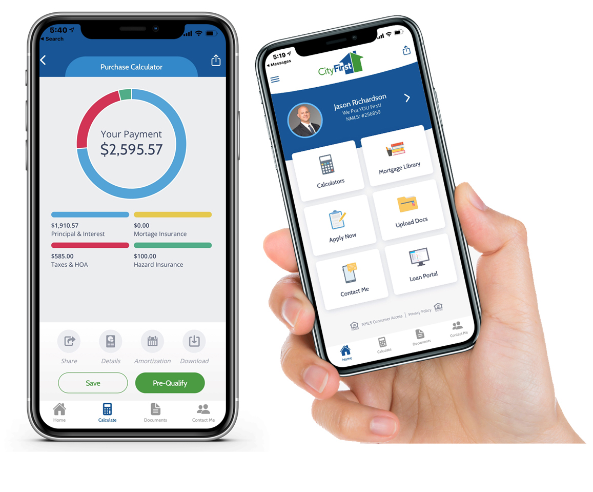 Mobile App on Smartphone